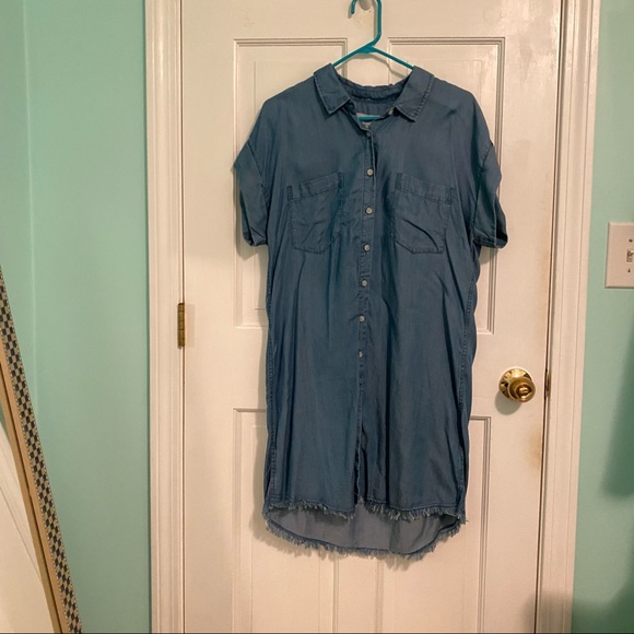 Thread & Supply Chambray Shirt Dress - Picture 1 of 9